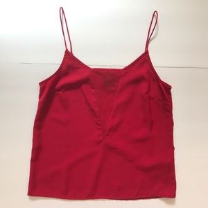 Vero Moda Women’s Red Spaghetti Strap Tank XS
